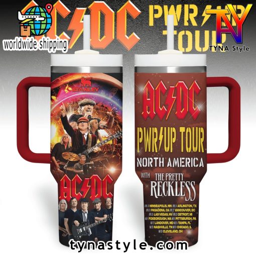 ACDC Premium 40 OZ Stanley Tumbler Limited Edition