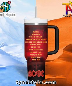 ACDC Premium Custom 40 OZ Stanley Tumbler