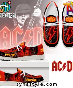 ACDC They Dude Custom Loafer Shoes