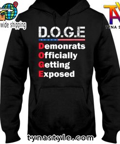 D O G E Premium Black Hoodie