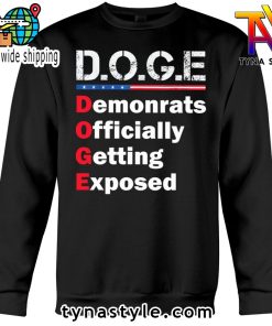 D O G E Premium Black Sweatshirt