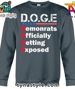 D O G E Premium Charcoal Grey Sweatshirt