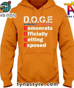 D O G E Premium Orange Hoodie