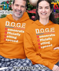 D O G E Premium Orange Hoodie