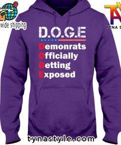 D O G E Premium Purple Hoodie