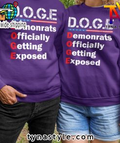 D O G E Premium Purple Sweatshirt