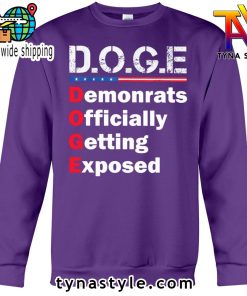 D O G E Premium Purple Sweatshirt