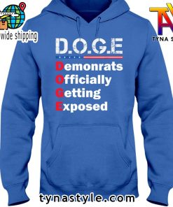 D O G E Premium Royal Blue Hoodie