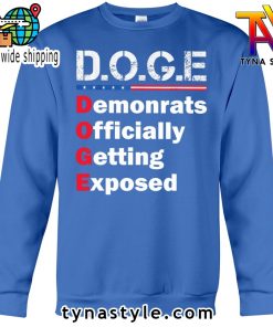 D O G E Premium Royal Blue Sweatshirt