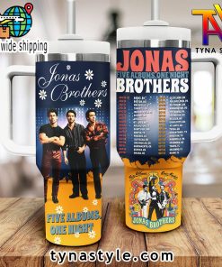 Jonas Brother 5 Albums 1 Night 40 OZ Stanley Tumbler