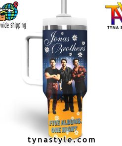 Jonas Brother 5 Albums 1 Night 40 OZ Stanley Tumbler