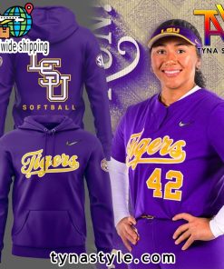 LSU Tigers Softball Special New Purple Hoodie