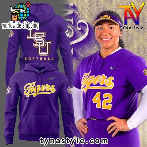 LSU Tigers Softball Special New Purple Hoodie