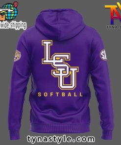 LSU Tigers Softball 2025 Special New Purple Hoodie