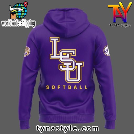 LSU Tigers Softball Special New Purple Hoodie