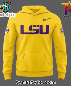 LSU Tigers Softball Special New Yellow Hoodie