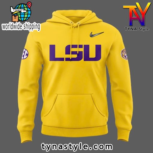 LSU Tigers Softball Special New Yellow Hoodie