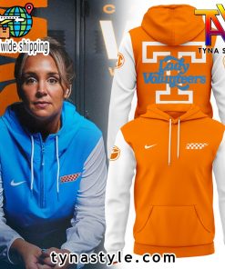 Lady Volunteers Special New Coach Kim Caldwell Orange Hoodie