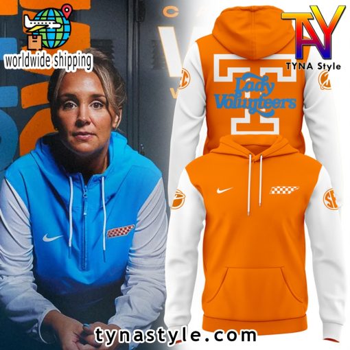 Lady Volunteers Special New Coach Kim Caldwell Orange Hoodie