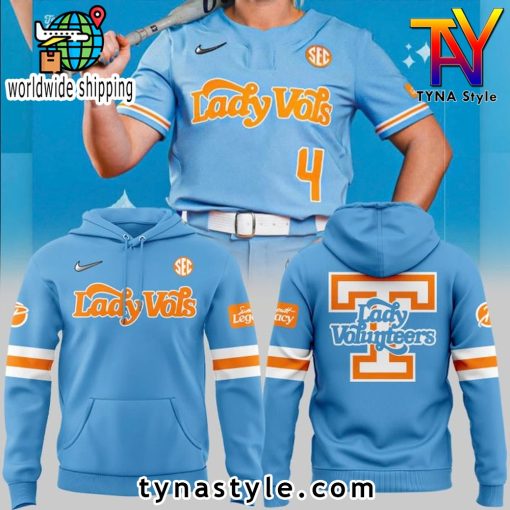 Lady Volunteers Special New Summitt Blue Softball Hoodie