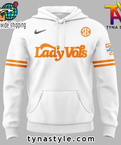 Lady Volunteers Special New Uniform Softball White Hoodie