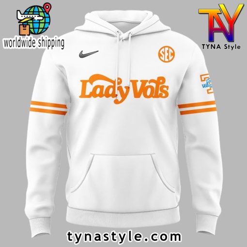 Lady Volunteers Special New Uniform Softball White Hoodie