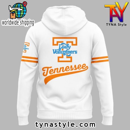 Lady Volunteers Special New Uniform Softball White Hoodie