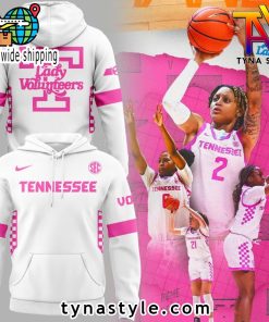 Lady Volunteers Tennessee Special New Pink Uniform Hoodie