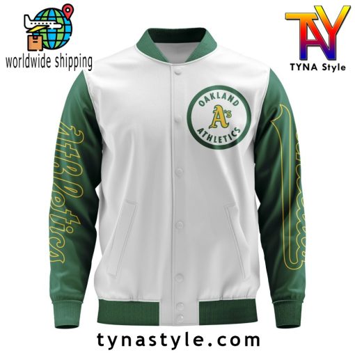 MLB Oakland Athletics Special Vintage Baseball Jacket