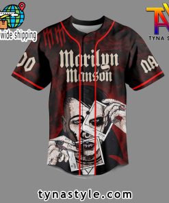 Marilyn Manson Sweet Dream Custom Name Baseball Jersey