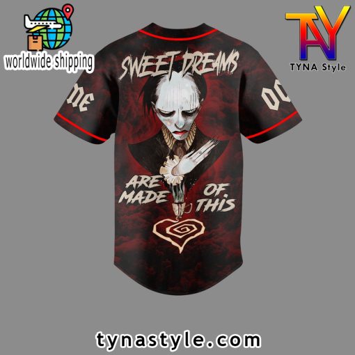 Marilyn Manson Sweet Dream Custom Name Baseball Jersey
