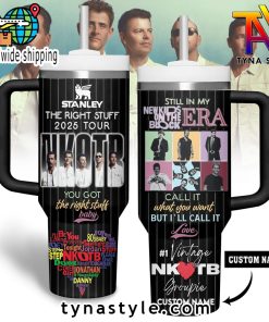 NKOTB The Right Stuff 2025 Tour 40 OZ Stanley Tumbler