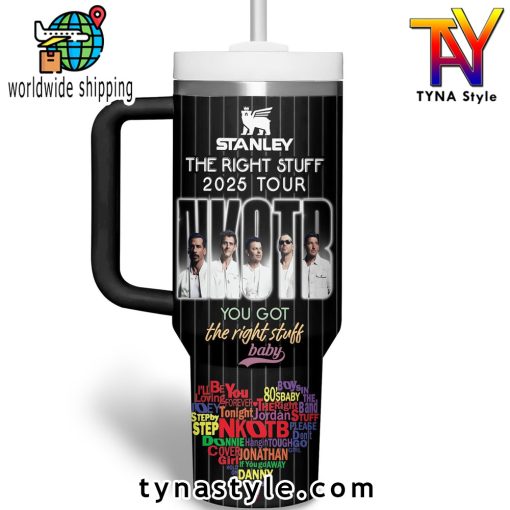 NKOTB The Right Stuff 2025 Tour 40 OZ Stanley Tumbler