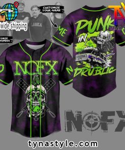 NOFX Punk In Drublic Custom Name Baseball Jersey