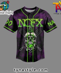 NOFX Punk In Drublic Custom Name Baseball Jersey