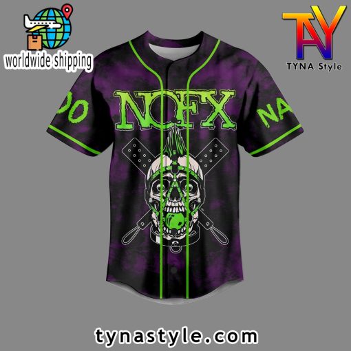 NOFX Punk In Drublic Custom Name Baseball Jersey