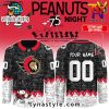 New York Rangers Peanuts 75 Years Night Hockey Jersey