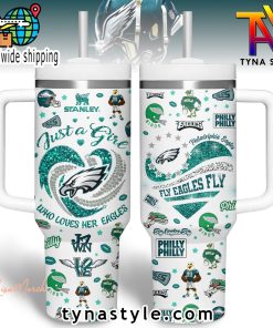 Philadelphia Eagles Fly Eagles Fly 40 OZ Stanley Tumbler