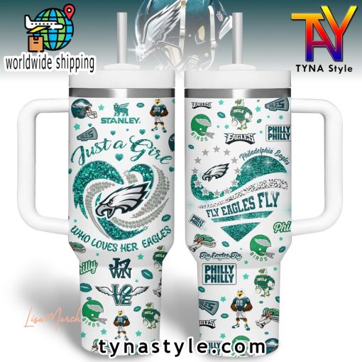 Philadelphia Eagles Fly Eagles Fly 40 OZ Stanley Tumbler