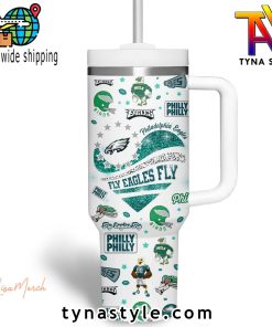 Philadelphia Eagles Fly Eagles Fly 40 OZ Stanley Tumbler