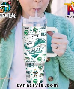 Philadelphia Eagles Fly Eagles Fly 40 OZ Tumbler