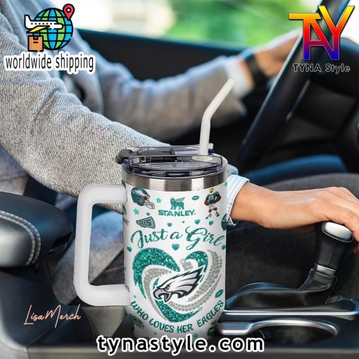 Philadelphia Eagles Fly Eagles Fly 40 OZ Stanley Tumbler