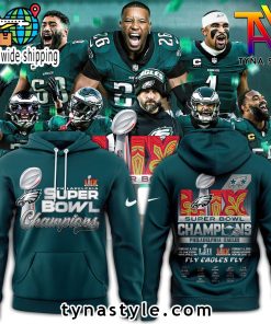 Philadelphia Eagles Super Bowl LIX Champions New Hoodie