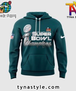 Philadelphia Eagles Super Bowl LIX Champions New Hoodie