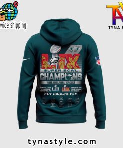 Philadelphia Eagles Super Bowl LIX Champions New Hoodie