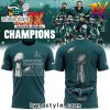 Philadelphia Eagles Super Bowl LIX Champions Premium T Shirt Black