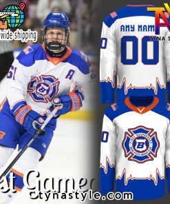 Salute to First Responders Limited Edition Custom Name And Number Hockey Jersey