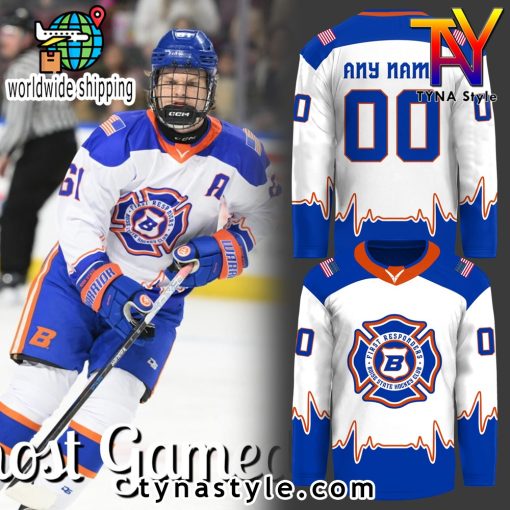 Salute to First Responders Limited Edition Custom Name And Number Hockey Jersey