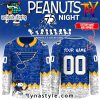 Tampa Bay Lightning Peanuts 75 Years Night Hockey Jersey