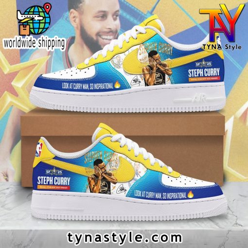 Steph Curry All-Star MVP 2025 Winner Premium Air Force 1 Sneaker